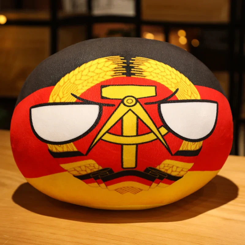 Wholesale Hot 10/30/40cm Polandball Country Ball Toy Plush Pendant Doll Countryball Ussr Usa France Russia Uk Japan Germanyitaly