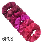 Satin Scrunchies Set for Women & Girls – 25/10/6 Pcs Elastic Hair Bands | Soft Silk Ponytail Holders & Fashion Hair Accessories