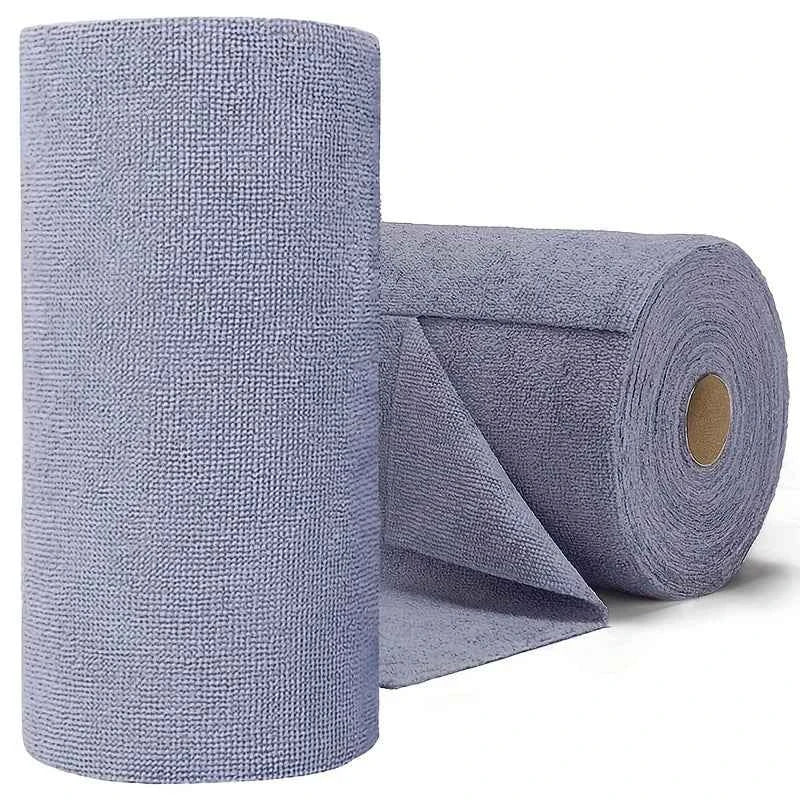 20 Sheets/Roll Microfiber Dishcloth – Multi-Functional Double-Sided Kitchen Cloth, Ideal for Utensil Cleaning, Kitchen Accessory