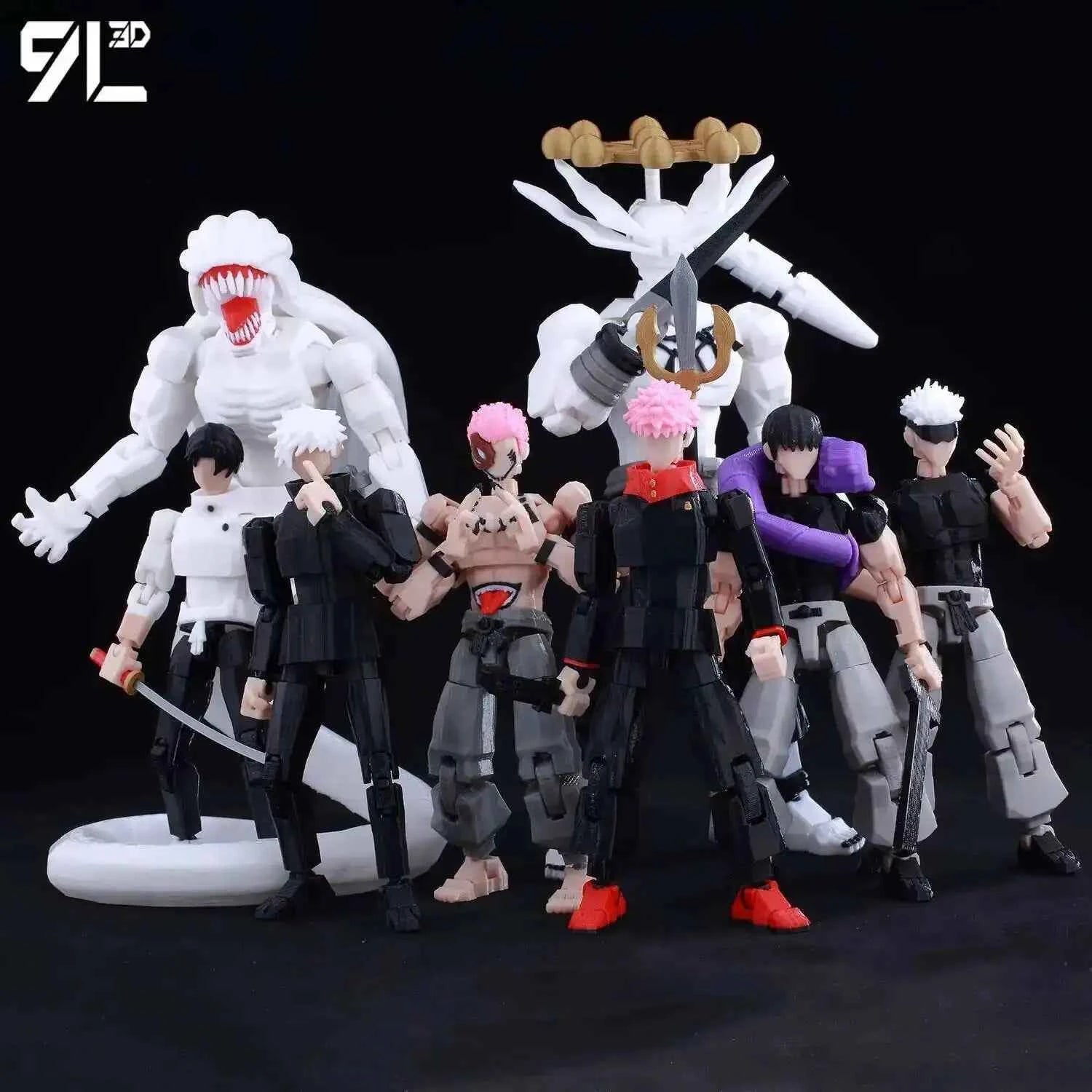 Jujutsu Kaisen Dummy13 Movable Action Figure – Gojo, Sukuna & Anime Model Toy