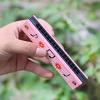 1pc/2/4pcs Children Wooden Harmonica Musical Instrument Toys Music Teaching Aids Puzzle Early Education Kindergarten Beginners
