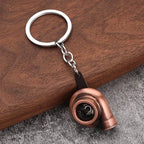 Mini Turbocharged Keyrings Car Style Gearbox Pendant Old Button Keychain Gear Shift Metal Car Modification Gear Shift Keychain