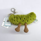 Golf Ball Plush Keychain, Grape Keychain, Jellyfish Plush toy, Hippopotamus, And Plush Elephant JC Bag Keychain