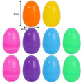 10/50PCS Plastic Easter Eggs Fillable Plastic Egg Kids Toy Colorful Gift Packaging Box Easter Party Hunt Game DIY Craft Supplies