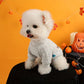 Cute Dog Clothes – Pumpkin Ghost Halloween Sweater