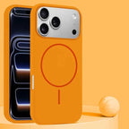 For Magsafe Magnetic Wireless Charging Solid Color Silicone Phone Case For iPhone 17 Pro Max/17/17 Pro Air Bumper Back Cover