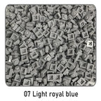 100Pcs DIY Bricks Parts 3024 1x1 Plate Educational Tech Construction Assmble Compatible Block Parts Toys for Child Kids