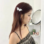 1/4pcs Mustache Hair Clip Polka Dot Y2K Retro Clips Fun Quirky Bangs Side Hairpins Harajuku Style Headwear Accessory Decoration