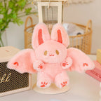 15cm/25cm/35cm Kawaii Bat Rabbit Plush Toys Cute Bat Plush Pendant Keychain Backpack Decor Doll Girthday Christmas Gift For Kids