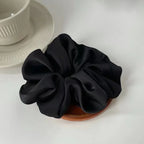 1PC Silk Satin Scrunchie for Women & Girls – Korean Style Elastic Hair Band | Soft Ponytail Holder & No-Damage Hair Accessory