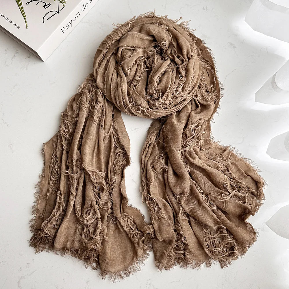 Ruins Style Unisex Steampunk Hip Hop Cotton Linen Scarf Retro Apocalyptic Scarves Techwear Capes Outdoor Tactical Shawl