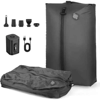 17L Vacuum Compression Bag with Air Pump Reusable Travel Clothing Storage Bag Compression Luggage Bag