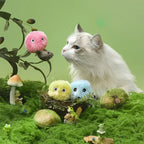 Interactive Ball Smart Cat Toys Plush Electric Catnip Training Toy Kitten Touch Sounding Pet Product Squeak Toy Ball