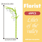Building block bouquet simulation of flowers female gift assembly,small particle building block children's assembly toy
