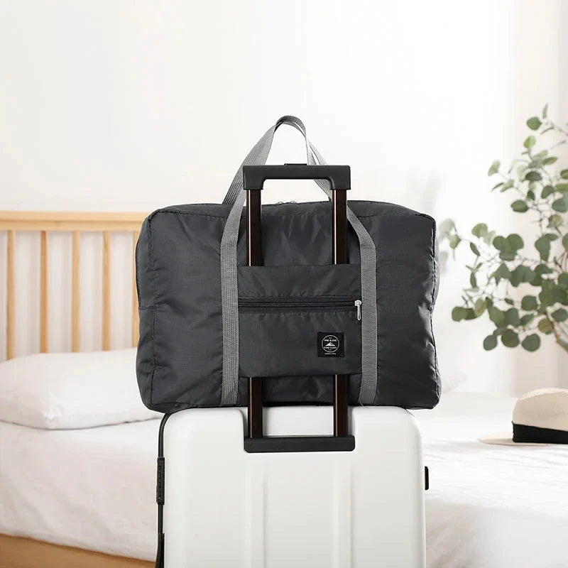 Portable Foldable Travel Duffle Bag Large Capacity Lightweight Carry-On Gym Bag