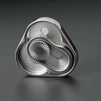 Triangle Spinner Flip Coin EDC Fidget Push Coin Decompression Hand Toy Handle Piece Fidget Spinner Fun Toy
