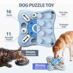 Interactive Dog Puzzle Toy Slow Feeder – Non-Slip Food Dispenser for Dogs & Cats, Boost IQ & Reduce Boredom