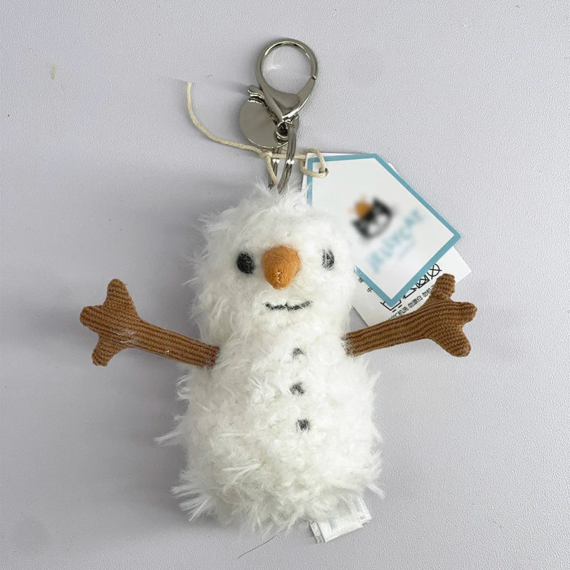 Golf Ball Plush Keychain, Grape Keychain, Jellyfish Plush toy, Hippopotamus, And Plush Elephant JC Bag Keychain