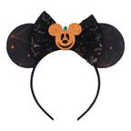 2026 Latest Halloween Cobweb Ears Headband Women Festival DIY Mouse Hairband Kids Party Villains Cosplay DIY Hair Accessories