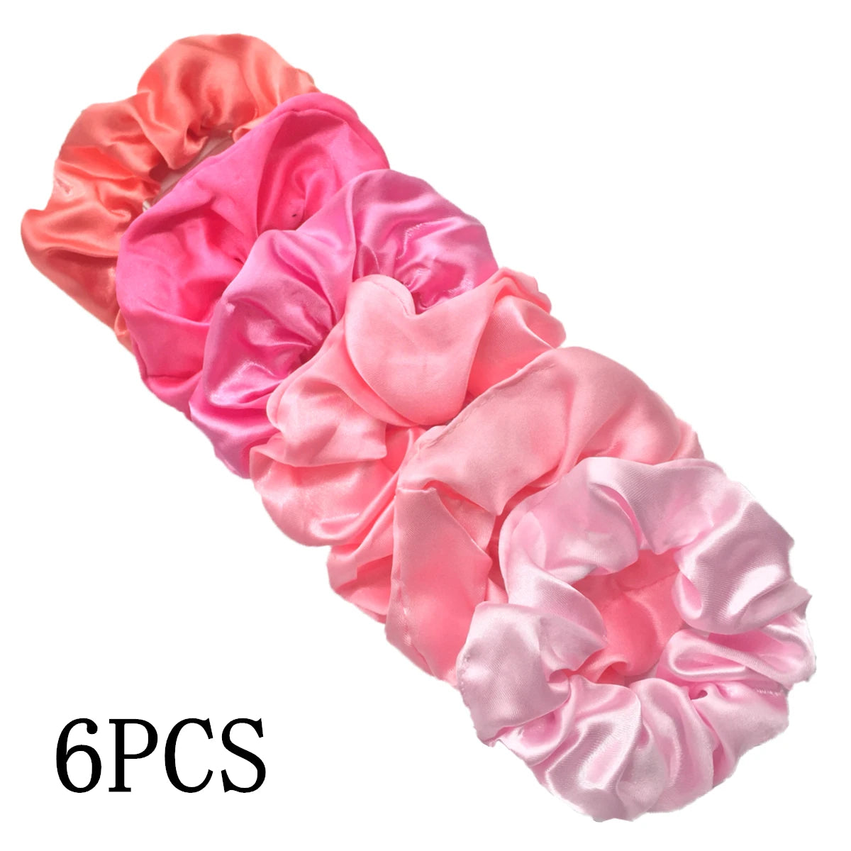Satin Scrunchies Set for Women & Girls – 25/10/6 Pcs Elastic Hair Bands | Soft Silk Ponytail Holders & Fashion Hair Accessories
