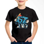 New Funny Six Seven Italian Brainrot 67 Number Graphic Print T-Shirt Boy/Girl Summer Short Sleeved Kids Comfortable Tshirt Top