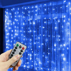 USB Curtain String LampParty Birthday Wall Decoration Garland Wedding Fairy Light 3/6M LED 8 Mode Christmas Light Holiday Decor