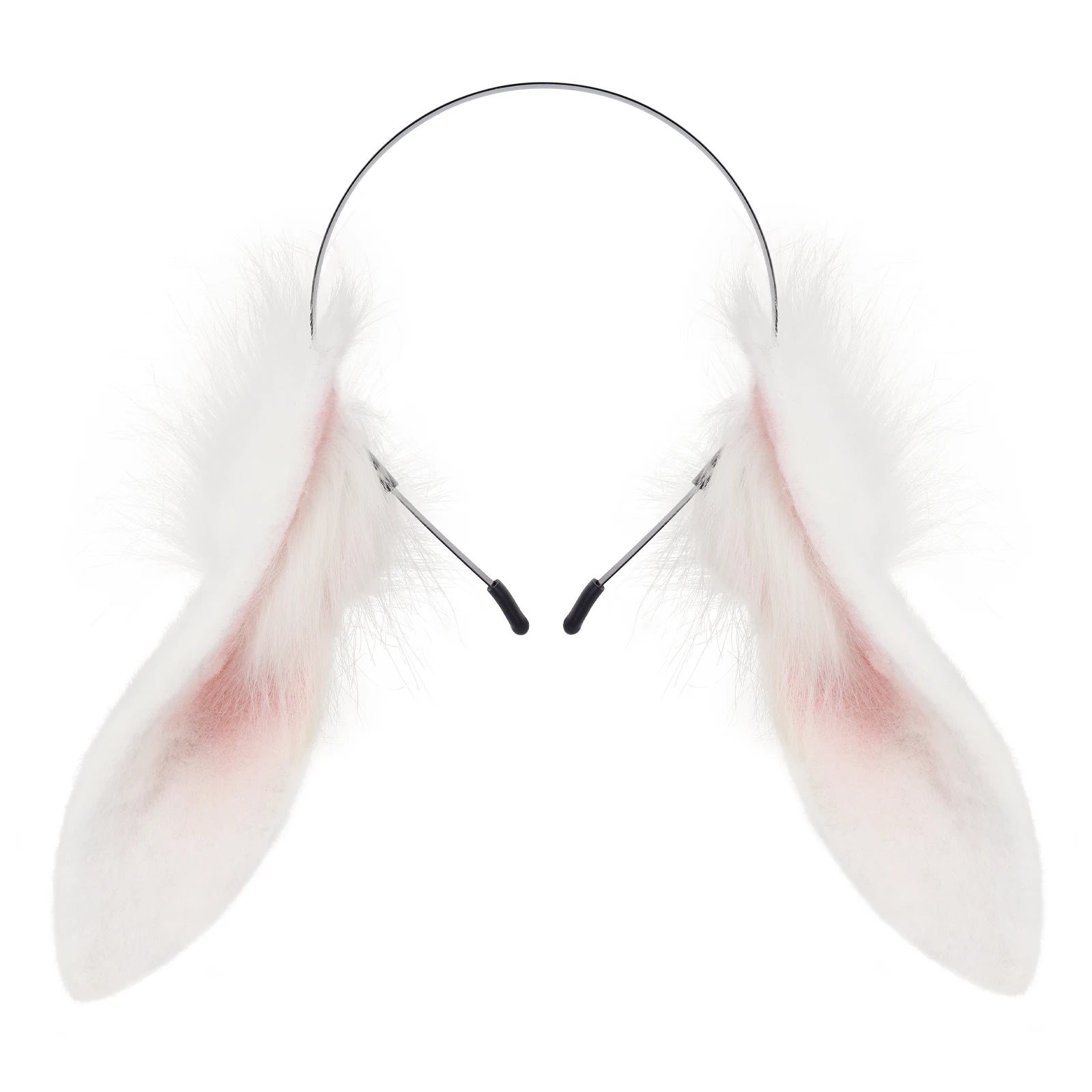 Animal Rabbit Ears Headband Faux Fur Bunny Headwear Plush Hairband Party Cosplay Costume Accessories