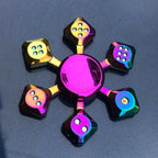 New Metal Rainbow Fidget Spinner Gradient Color R188 Mute Bearing EDC Hand Spinner Fingertip Gyro Anti-Anxiety Kids Adult Toys