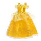 Girls Belle Deluxe Princess Costume – Beauty and Beast Cosplay Dress