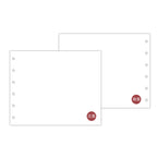 A7 50Sheets Loose Leaf Notebook Refill Spiral Binder Inner Page Weekly Monthly To Do Line Grid Inside Paper Stationery