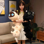 Long Cat Caterpillar Plush Toy – Soft Stuffed Pillow Cushion