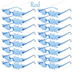 12-120Pcs Fire Flame Sunglasses Rimless Fire Sunglasses Candy Color Party Sunglasses Wedding Funny Sunglasses for Guest