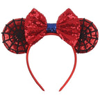 Nieuwste Mickey Mouse Oren Hoofdband Kid Adult Festival Party Pailletten Strik Haarband Vrouwen Baby Girl Party Haar Accessories