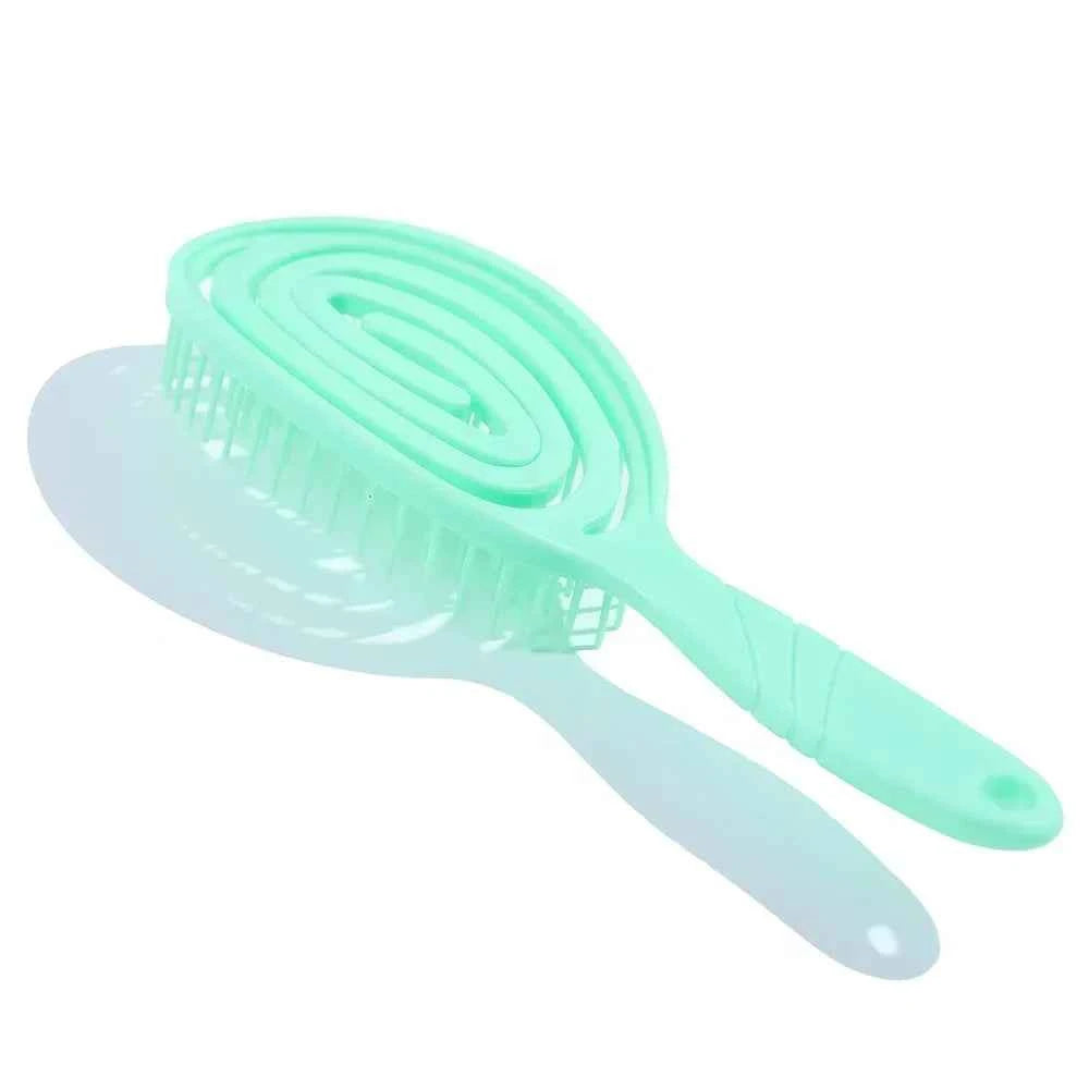 Relaxing Elastic Massage Comb Portable Hair Brush Massage Brush  Brushes Head Combs Scalp Massage Brush Wet And Wavy Bundl