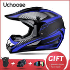 Free Gift For Adults Children Professional Off-road Helmet Motorcycle Helmet Downhill DOT Racing Motorcycle Motor Helmet
