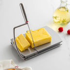 muntifunction stainless steel butter cheese ham dividing cutting machine slicers knife with scale kitchen tools bar accessories