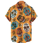 Men's Designer Hawaii Shirts Short Sleeve Collar Top Fashion Streetwear 3d Printed XS-5XL Hiphop Casual Vintage Clothing