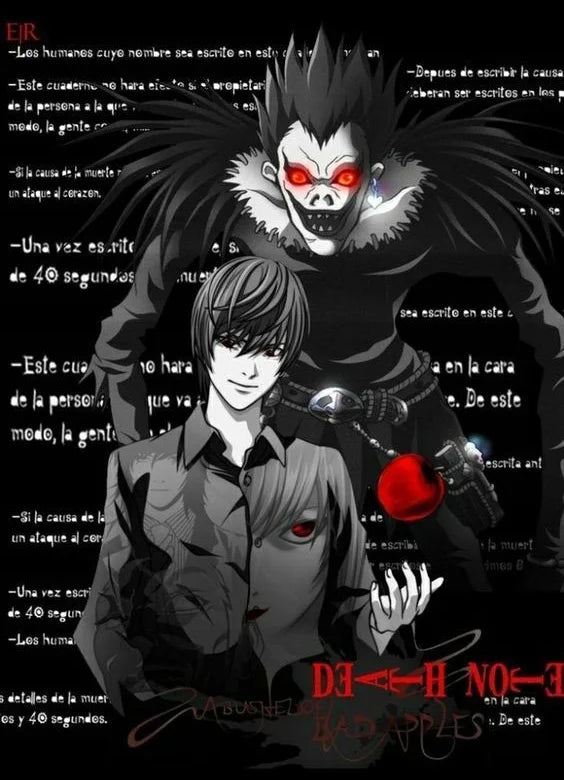 Japaese Anime DEATH NOTE Poster For Living Room Bedroom Home Decor Yagami Raito Canvas Painting Classic Japan Comics Wall Art