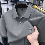 Men's Summer Luxury Brand Cotton 100% Polo Shirt Lapel Printing Short Sleeves T-Shirt Business Leisure Ventilate Men's Clothing