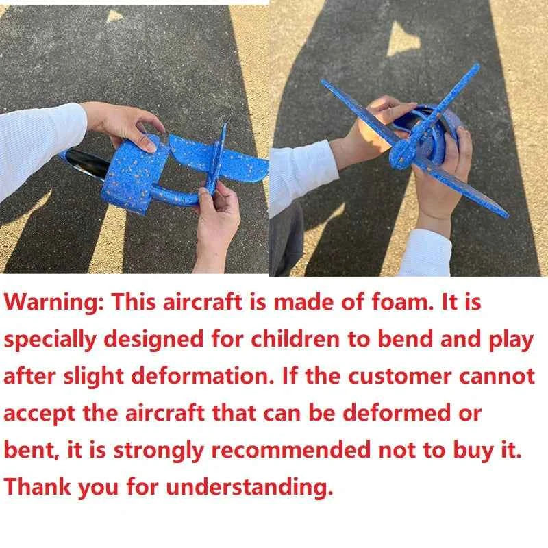 50CM Foam Glider Plane – Hand Throw Outdoor Flying Toy