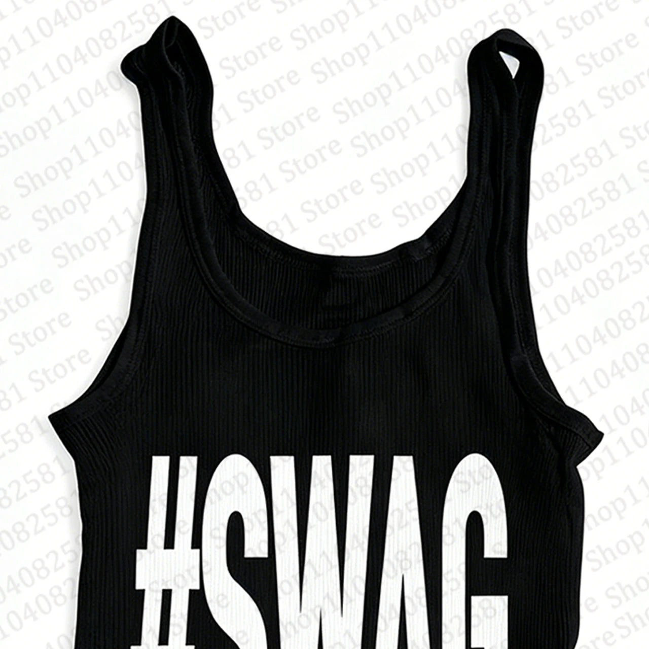 American fashion women's street vest Grunge Emo girl slim fit punk letter print cute crop top Y2k clothes Gothic baby top emo