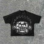 Harajuku Letter Graphic T Shirts Y2k Tops Men Women High Street Oversized T Shirt Pro Choice Streetwear Vintage Tee Clothing