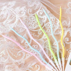 24Pcs/12PCS Champagne Gold Candles Cake Topper Birthday Wedding Party DIY Decoration Supply Cake сахарная картинка торт  boda
