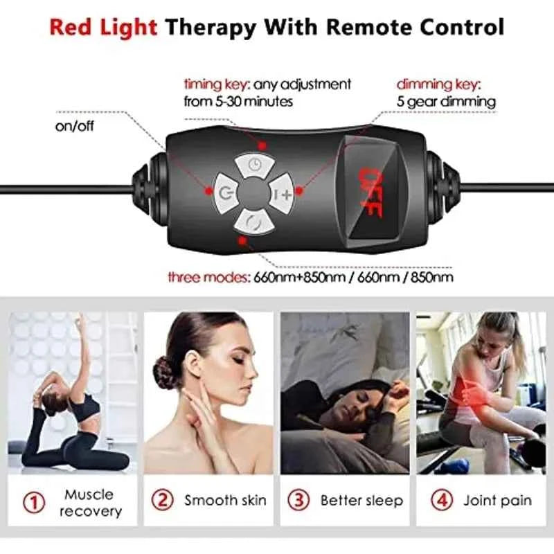Near Infrared Light sauna For Full Body Face LED Red Light Healthcare Lamp  for Joint Muscle Relieve Beauty Health Gadget health