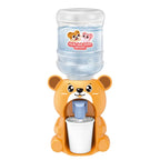 Kids Mini Dual Water Dispenser Toy Cute Water Juice Milk Drinking Fountain Simulation Kitchen Toys for Boys Girls Gift