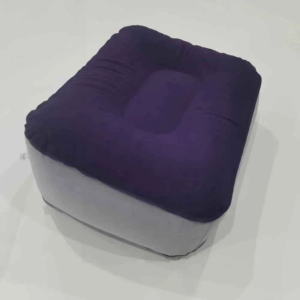 Inflatable Footrest Pillow PVC Foot Rest Air Pillow Cushion For Travel Office Home Leg Up Relaxing Feet Tools Under Desk