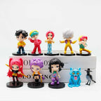 Anime Q Version Figurine Set – 10pcs Mini Collectible Toys