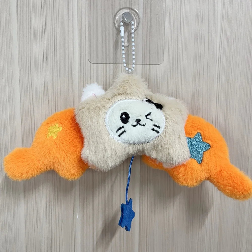 1PC Star Pendant Key Chain Doll Album Plush Pendant Doll School Bag Decoration Gifts