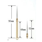 Titanium & Brass Toothpick with Portable Bottle – Multifunctional Toothpick & Fruit Fork, Strong Camping Dental Tool