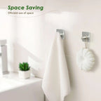 Self adhesive hook heavy-duty towel rack,  wall self-adhesive 304 stainless steel, no need for drilling, waterproof